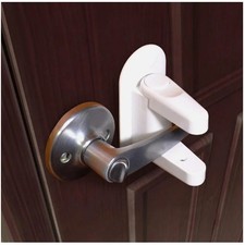 Baby Safety Door Lever Lock Child Proof Adhesive Security Handle Lock 180