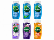 6 PACK Radox Shower Cream Shower Gel Feel Active / Renewed / Relaxed /6 x 225ml 7.40 per litre