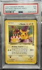 2000  Pokemon Birthday Pikachu #24 WotC Black Star Promo Holo PSA 7