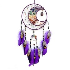 Purple Large Dream Catcher Wall Decor Crystal Tree of Life Dream Catchers wit...