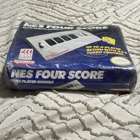 Official Nintendo Entertainment System NES Four Score Gray New Sealed 4 DMG BOX