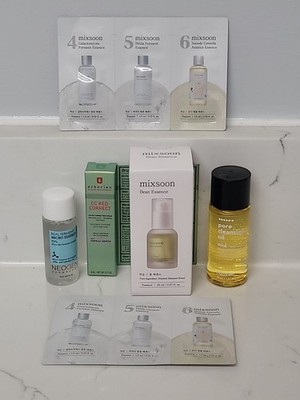 MIXSOON BEAN ESSENCE LOT OF 6 KOREAN SKINCARE ROUTINE NIB #CB091