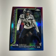 2025 Topps Chrome Football NFL DEVON WITHERSPOON #277 RED WHITE & BLUE