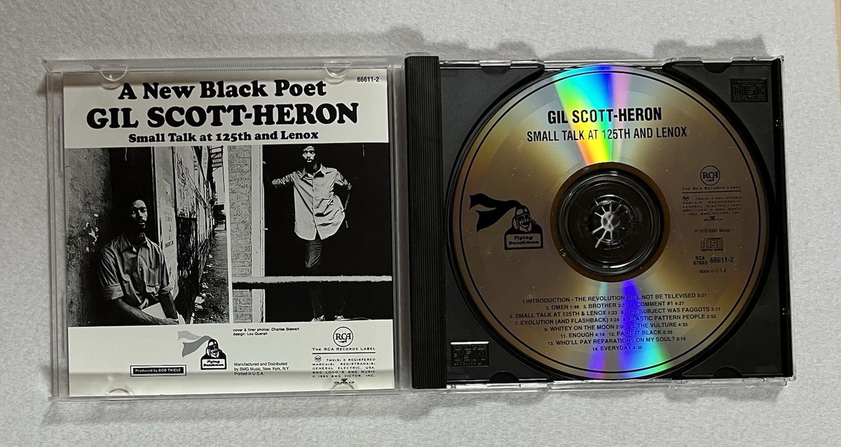 Gil Scott-Heron A New Black Poet Small Talk at 125th and Lenox