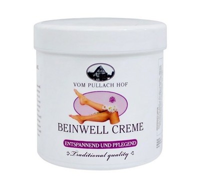 2x Beinwell Creme 250ml - traditionelle Hautpflege Creme für müde Beine