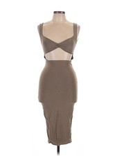 PrettyLittleThing Women Brown Cocktail Dress 4