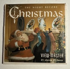 View-Master THE NIGHT BEFORE CHRISTMAS - B382 - 3 Reel Set  Booklet V2 