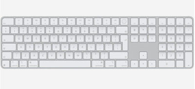 Apple Magic Keyboard Bluetooth Tastatur - Silber/Weiß A1843 QWERTY