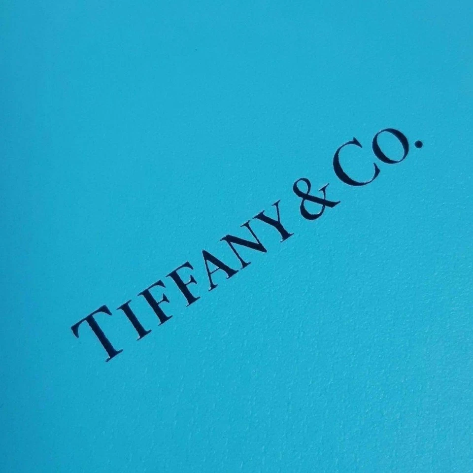 Lot de 2 plaques de bloc de couleur Tiffany 7 et demi en Tiffany Co inutilisées - Photo 2/3