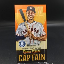 Carlos Correa 2021 Topps Gypsy Queen Captains Minis CM-CC Houston Astros