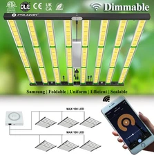 Phlizon 1000W 640W LED Grow Light Bar for All Stages Plants Flower Full Spectrum