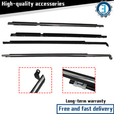 4 Pcs Outer Door Belt Molding Weatherstrip For Toyota Corolla 1995-2002