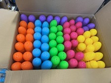 1000 Pcs Easter Eggs,2.35" Assorted Bright Colors Plastic Easter Eggs for Easter