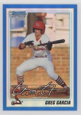2010 Bowman Draft Chrome Picks Blue Refractor 110/199 Greg Garcia #BDPP44 0sr1