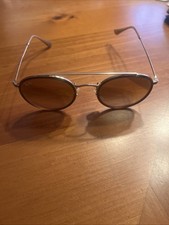 Ray-Ban RB3647N 001/7O 51-22 Round Double Bridge Sunglasses - Gold