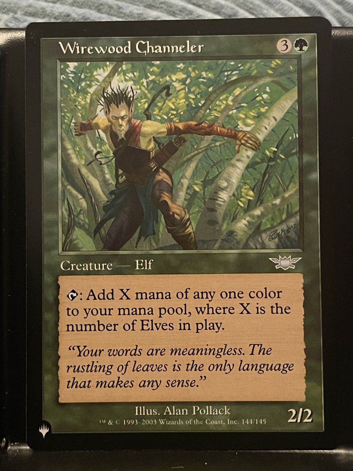 Wirewood Channeler Legions Regular NM The List Mystery MTG Magic Card