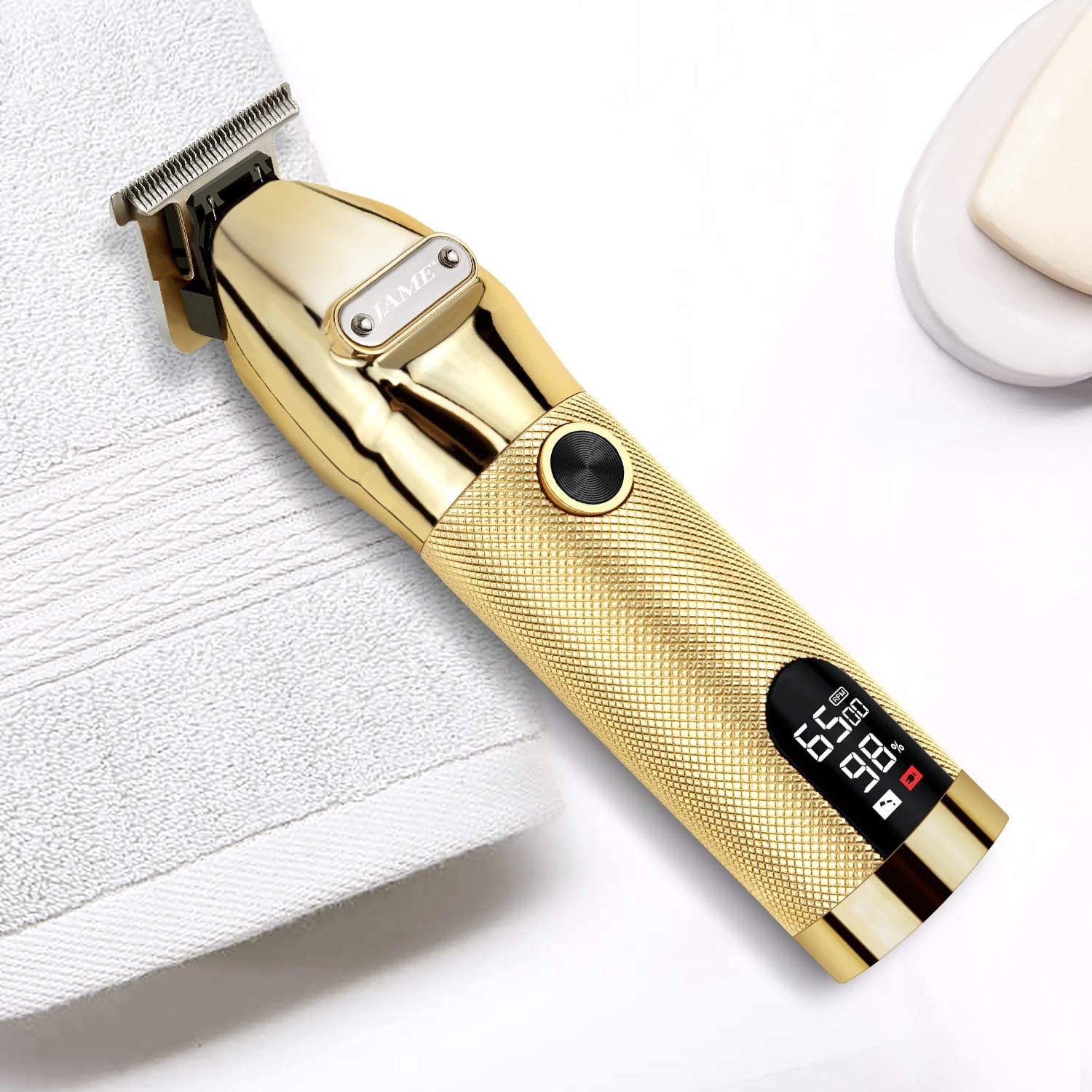 Cordless Outlining Trimmer Professional T Liners Clippers for Men T-Blade Close