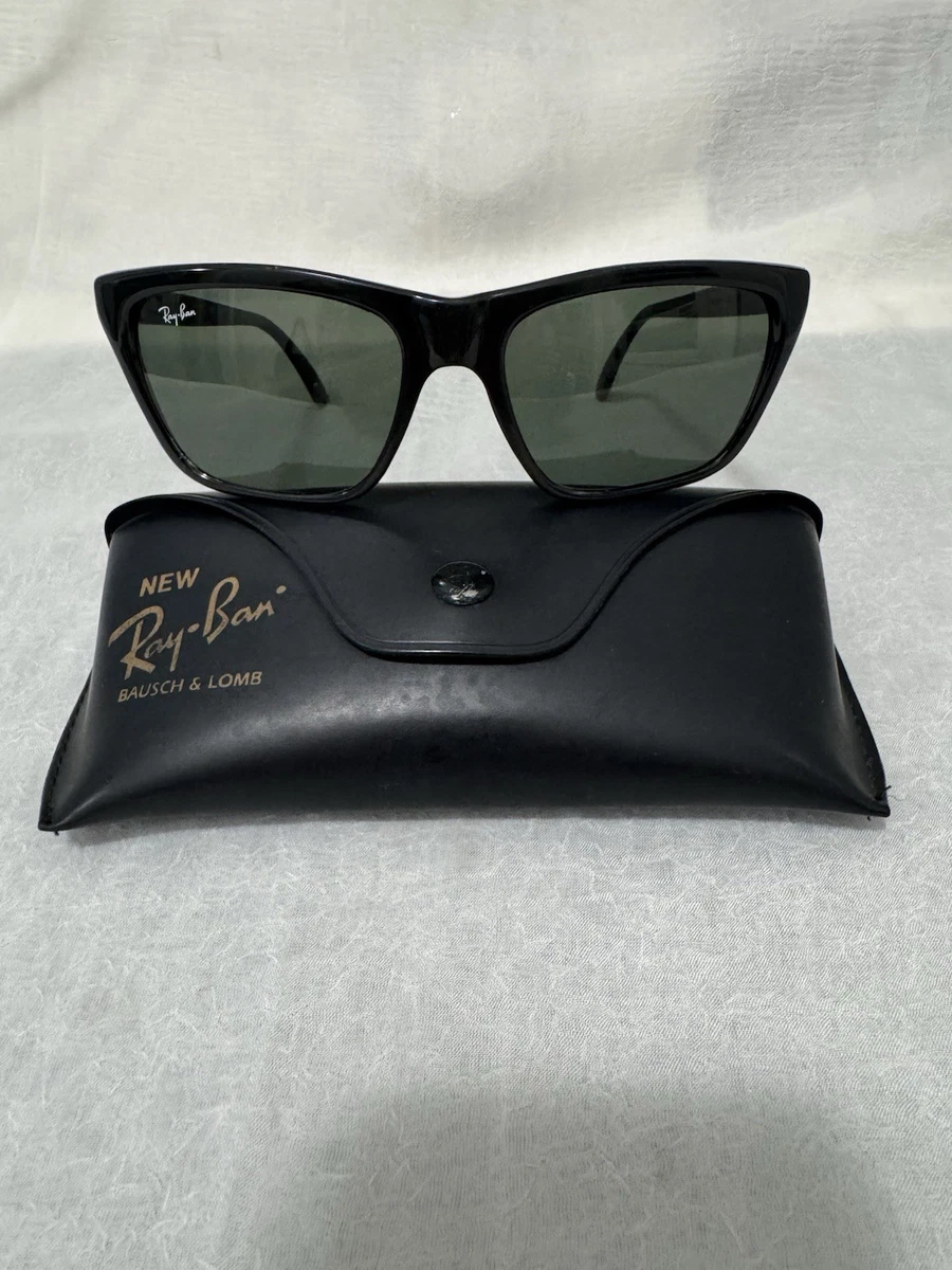 Ray-Ban Black Rectangular Original Vintage Sunglasses for sale | eBay