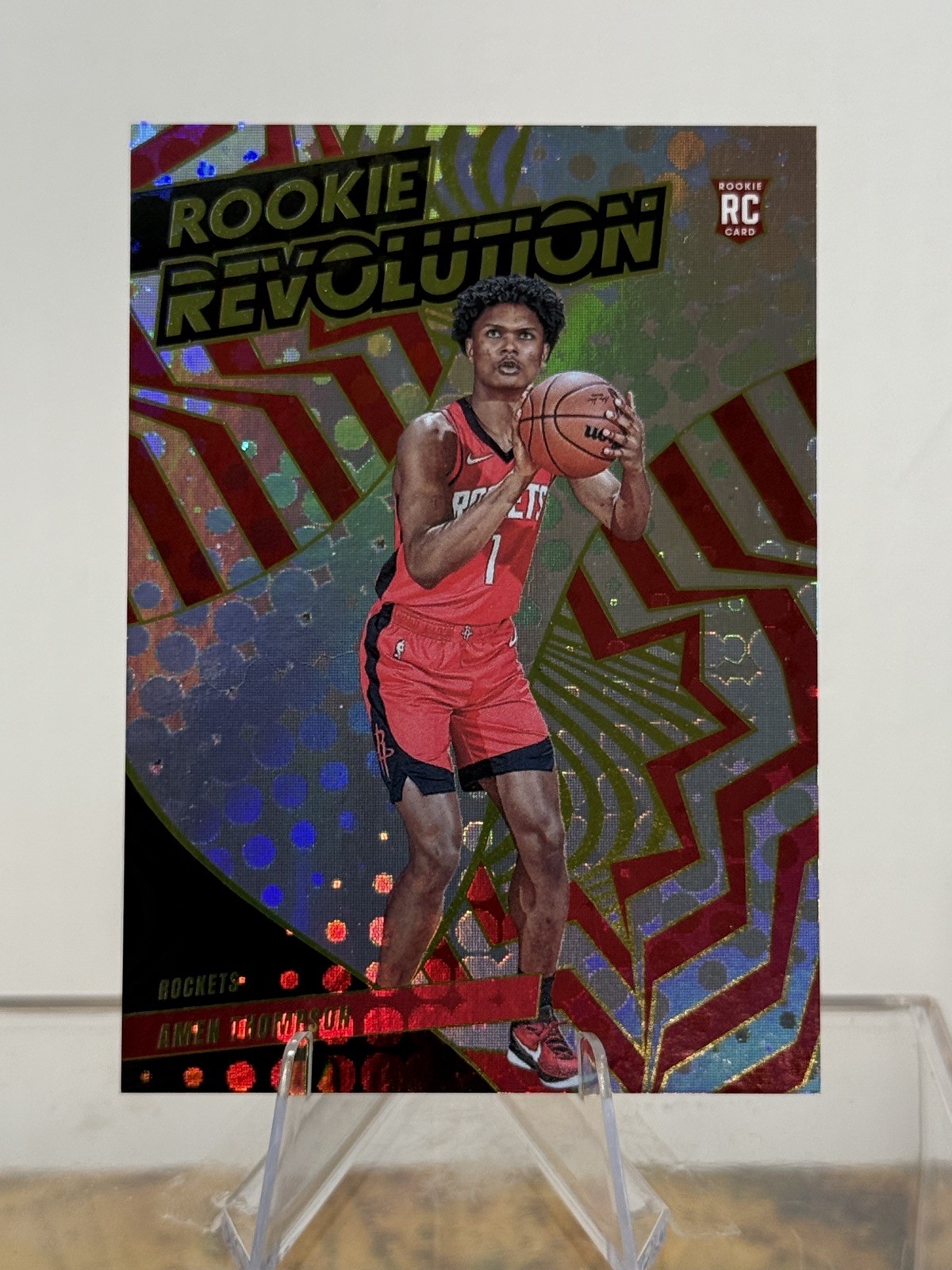 2023-24 Panini Revolution - Amen Thompson Rookie Revolution #15 Rockets (RC)