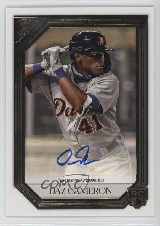 2021 Topps Gallery Rookie Daz Cameron #RA-DCA Auto RC 2s2