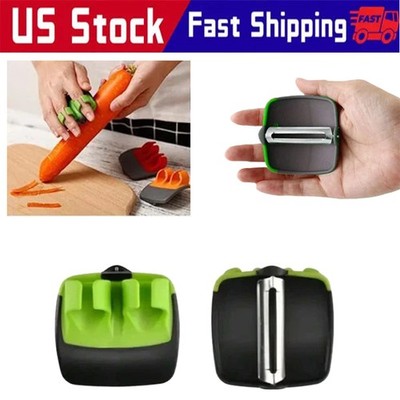 Finger Palm Peeler Stainless Steel Easy Clean Safe Anti Cut Vegetable Tool