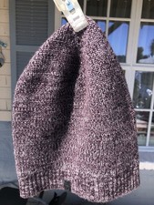 Lululemon 100 Merino Wool Beanie - Heathered Purple  Cream Space Dye
