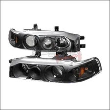 Spec-D Tuning 2LHP-ACD90JM-KS Projector Headlights for 90 to 93 Honda Accord-...