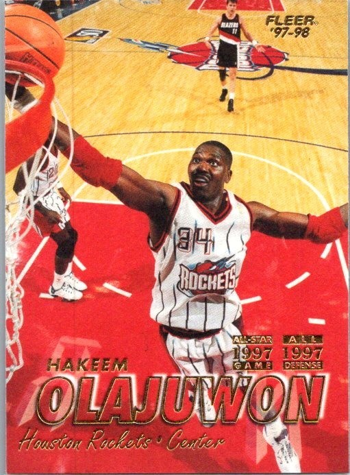 1997-98 Fleer - Hakeem Olajuwon #34
