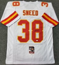 CAMISETA FIRMADA AUTOGRAFIADA DE L'JARIUS DE LOS KANSAS CITY CHIEFS CERTIFICADO DE AUTENTICIDAD JSA
