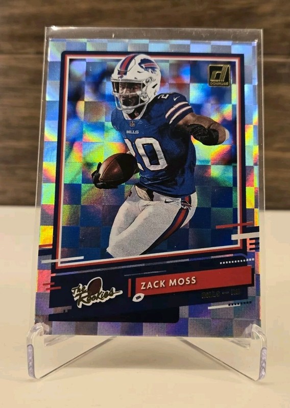 2020 Donruss #TR-ZM Zack Moss The Rookies Rookie RC Bills