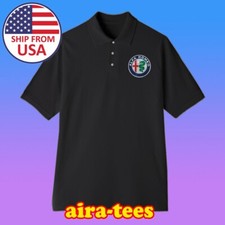 Alfa Romeo Racing Sports Car Men's Printed Black Size S-3XL