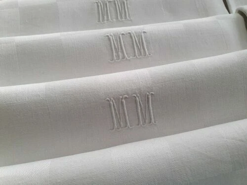 Textiles du XIXe siècle serviettes à linge de table