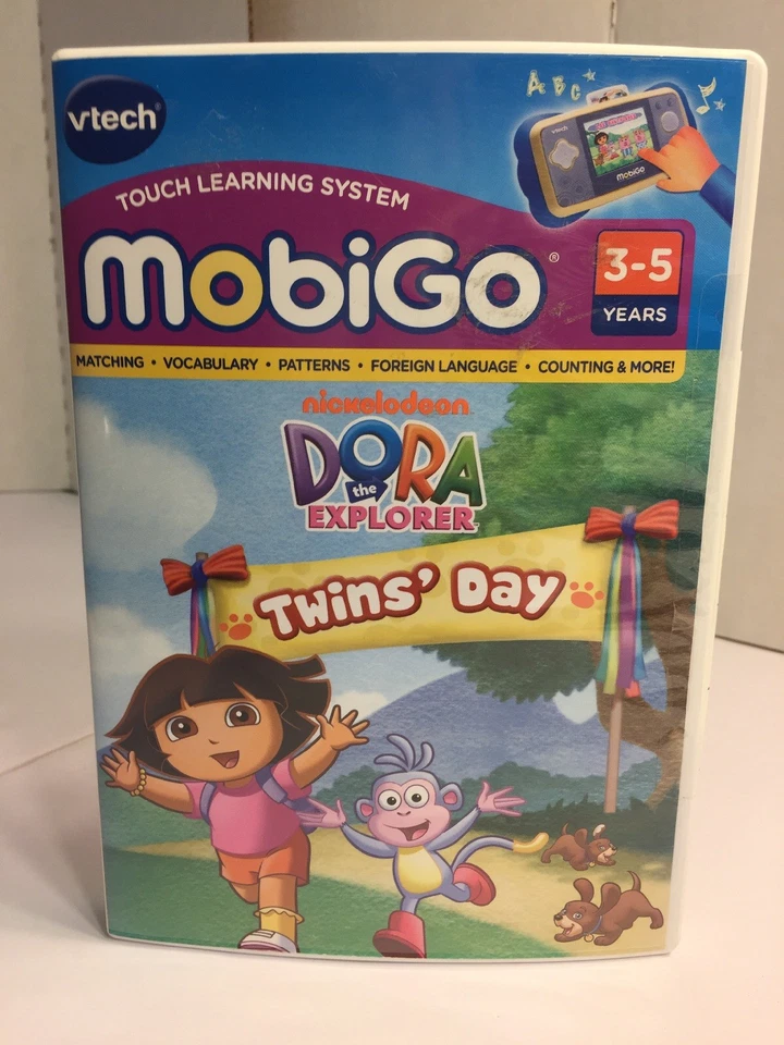 VTECH MOBIGO DORA THE EXPLORER TWINS DAY (Brand New) - Image 2 of 4