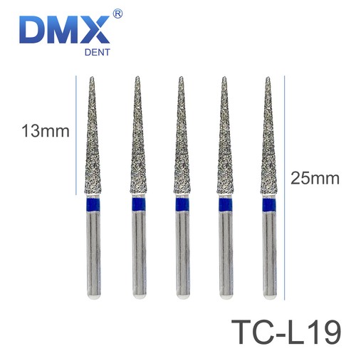 5pz/Confezione Frese Diamantate Dentali FG per Manipolo Alta Velocità Impugnatura Attrito 1,6MM Bur - Foto 59 di 69