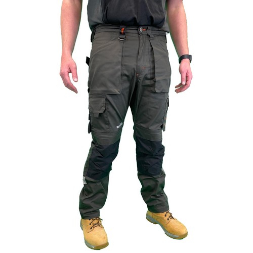Scruffs Work Trouser Slim Fit Trade Stretch Trousers with Deep Top
