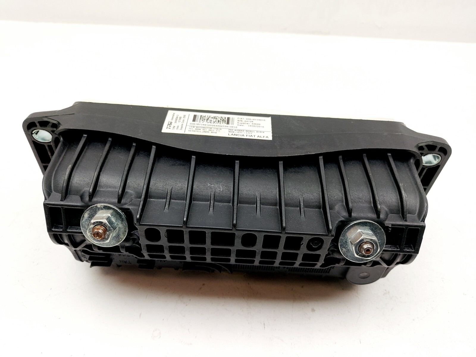 FIAT DOBLO 2012 PASSENGER PANEL AIR SRS BAG 34068364 for sale 
