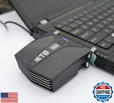 IETS Laptop Fan Cooler With Temperature Display,Side-Draft Portable Intellige