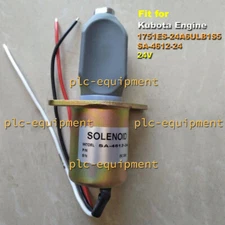 24V Fuel Shut-off Stop Solenoid Valve 1751ES-24A6ULB1S5 Fit for Kubota Engines