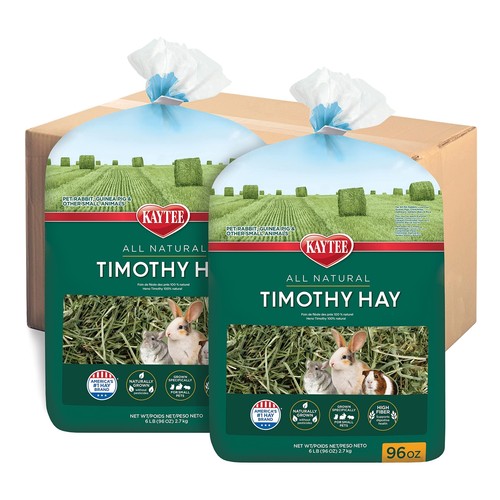Kaytee All Natural Timothy Hay for Guinea Pigs, Rabbits & Other Small