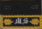 Civil War Major Surgeon Shoulder Boards-Straps NonReg w/Frock Clips Attached