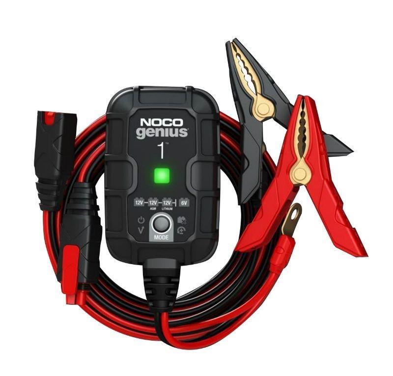 Chargeur batterie noco genius 1 6v-12v 1a capacité 30 ah automatique pour auto
