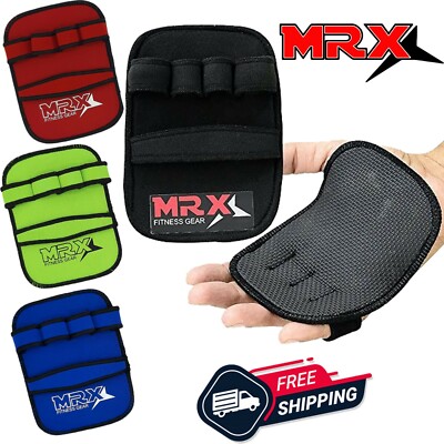 Weight Lifting Grip Pads Workout Gym Training Bodybuilding Hand Grips Gloves
