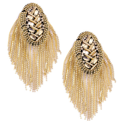 BWOOOWE Tropfen Brosche Mit Kristall - Vintage Doppelbrosche Mit Kette Für Damen Accessoires