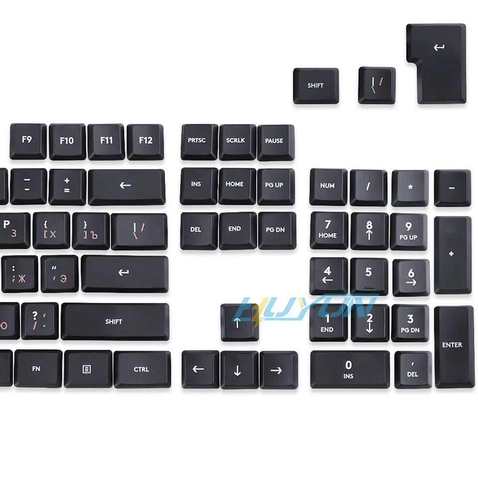 A Full Set Russian Replacement Keycaps for Logitech G813/G815/G913/G915 Keyboard - Image 2 of 4