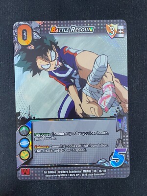 Battle Resolve (MHA02 XR 16/117) My Hero Academia