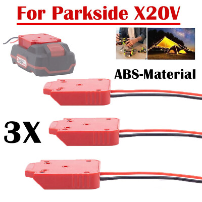 3PCS DIY Power Adapter Converter RC Robotik Spielzeug DIY Für Parkside X20V Akku