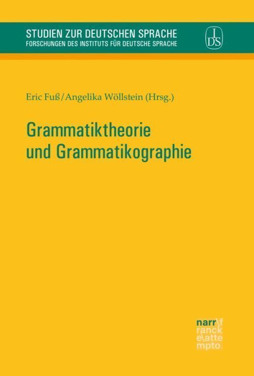 Thumbnail - Eric Fuß (u. A.) | Grammatiktheorie Und Grammatikographie |