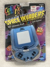 Space Invaders Color FX Pop-up Handheld LCD Game 236603 MGA 1999 factory, sealed image