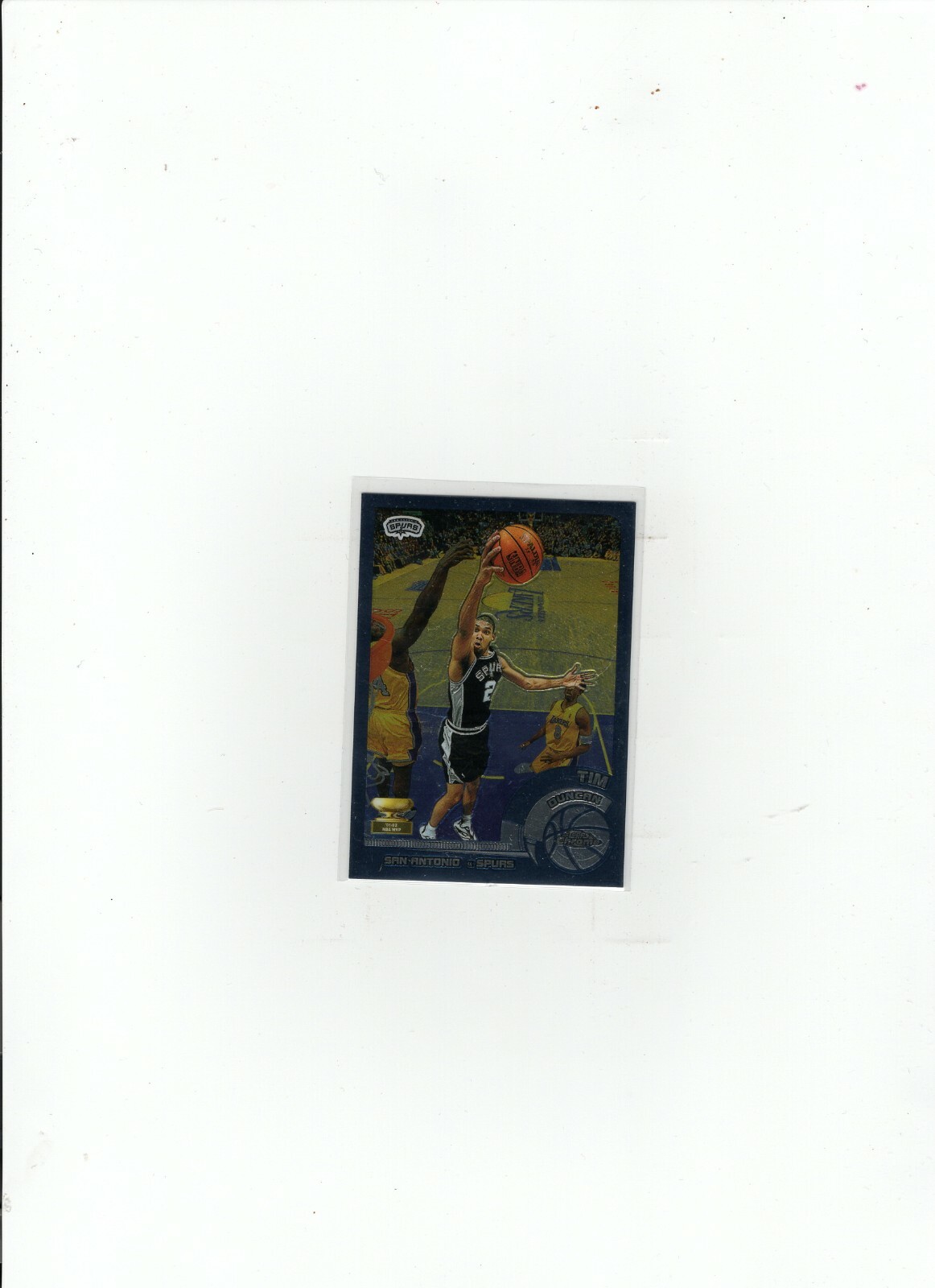 2002-03 Tim Duncan Topps Chrome #78 Spurs HOF Free Shipping (A-627)