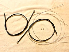 Harley 56502-54 Panhead K Sportster Cotton Weave Spark & Throttle Cables 1954-74